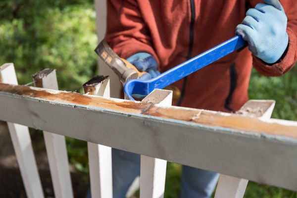 Deck Railing Replacement in Sevierville