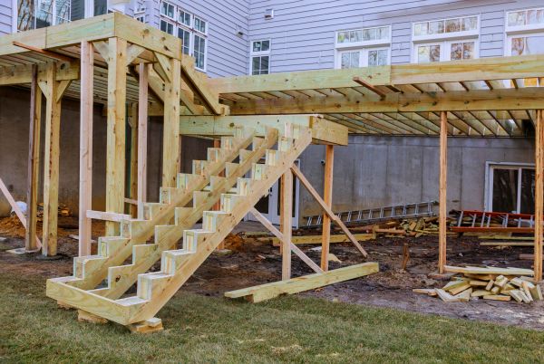 Deck Post Replacement in Sevierville