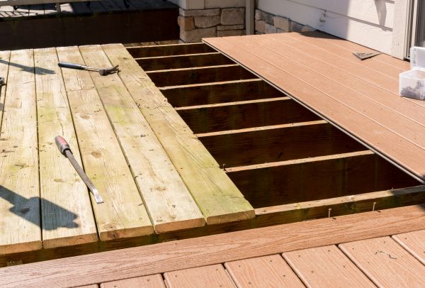 Deck Floor Replacement in Sevierville
