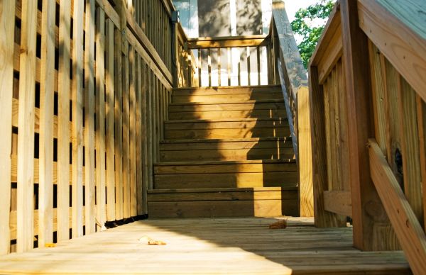 Deck Steps Replacement in Sevierville