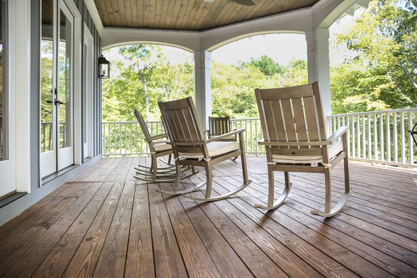 Wooden Porch Construction